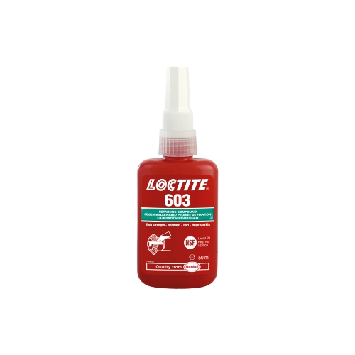 Лепило За Цилиндрично Лепене, LOCTITE 603, Маслоустойчиво, Висока Якост, 50 милилитра